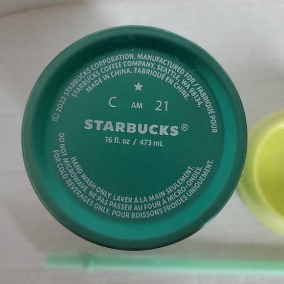 Starbucks Spring 2022 Cactus Stainless Steel Travel Tumbler Cup Grande 16 Fl Oz - Picture 9 of 14